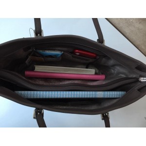 [NEW] MICHAEL KORS 30T5STVT2L JET SET TRAVEL MEDIUM SAFFIANO LEATHER TOP-ZIP TOTE